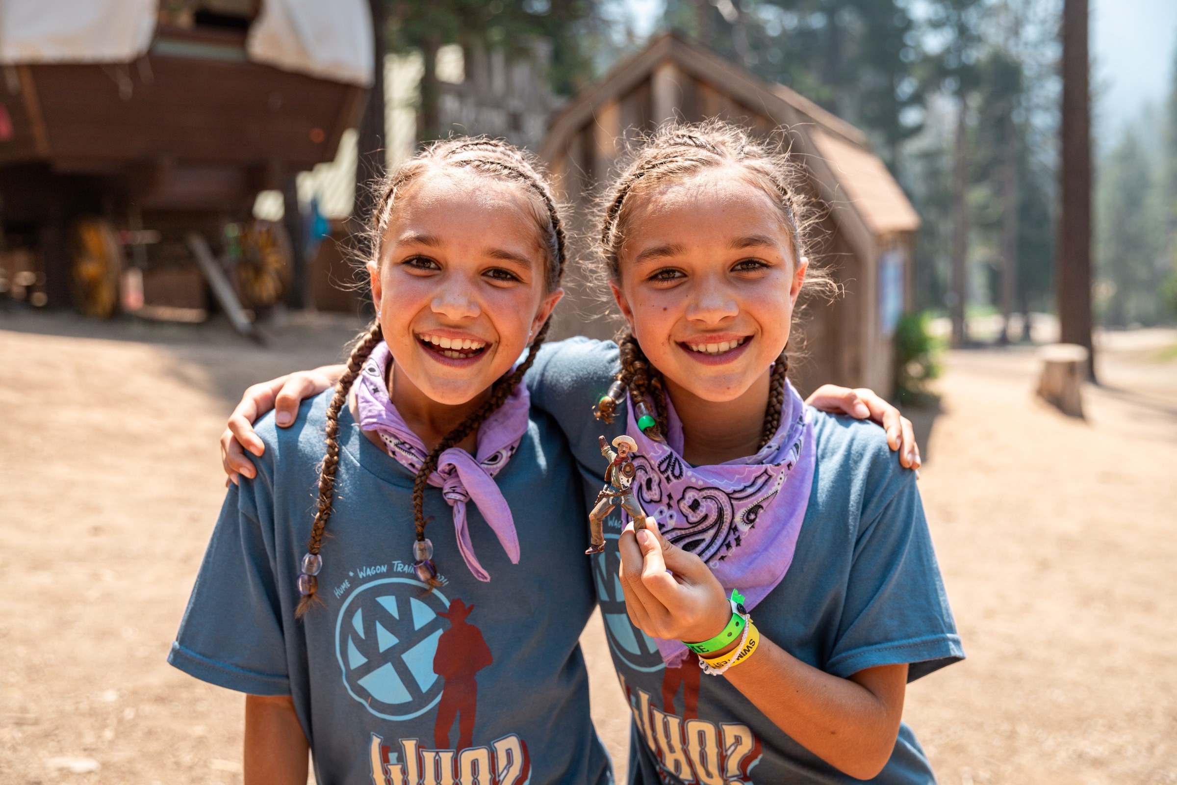 Two campers together at Wagon Train.